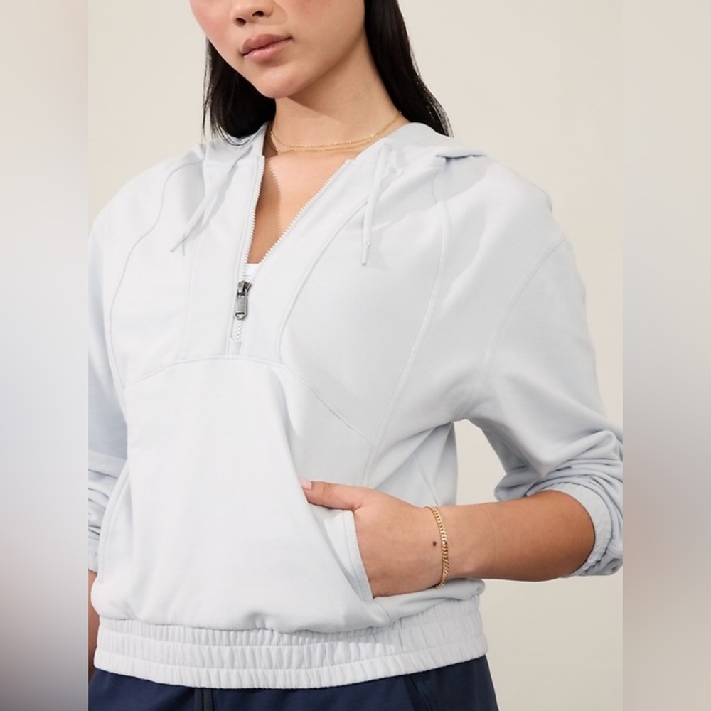 NWT Athleta Light Blue Hoodie